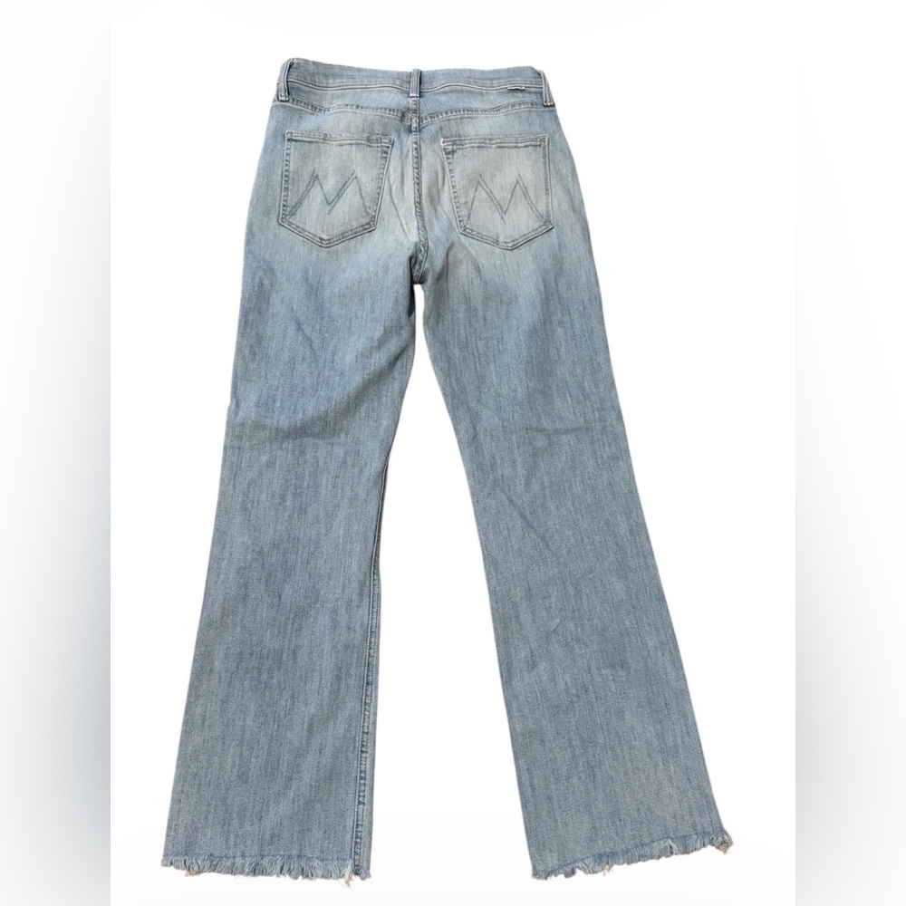 MOTHER Light Blue Flare Jeans - Picture 3 of 6